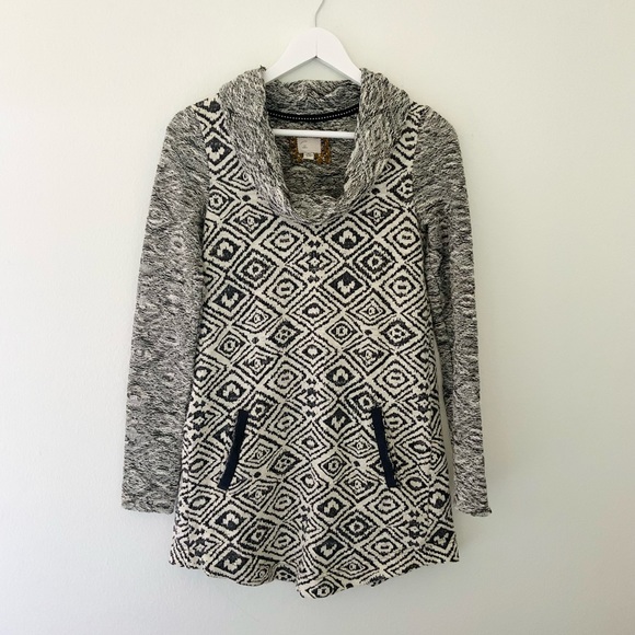 Anthropologie Postmark Konya Cowl Neck Sweater XS - Picture 3 of 7